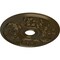 Ekena Millwork Acanthus Twist Ceiling Medallion (Fits Canopies up to 8 3/8"), 23 5/8"OD x 4 5/8"ID x 1 7/8"P, Brass CM23ACBRS - alternate 3